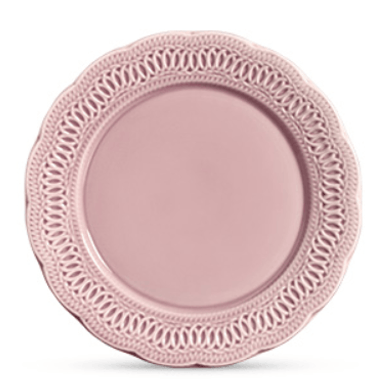 Prato De Ceramica Raso Romantic Rosa - Scalla