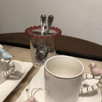 Porta Colher De Cristal Chumbo Coracao Rosa - Lyor