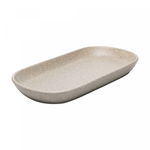Travessa Oval Ceramica Kobe Creme 29cm de Servimento Wolff