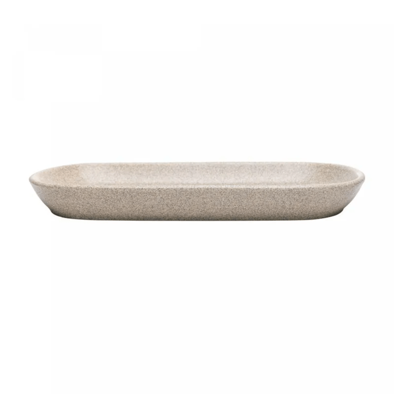 Travessa Oval Ceramica Kobe Creme 29cm de Servimento Wolff